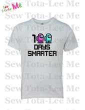 Load image into Gallery viewer, 100 Days Smarter Pink and Cyan