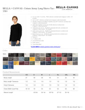 Load image into Gallery viewer, Bella+Canvas 5 Long Sleeve Tshirt Bundle