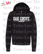 Load image into Gallery viewer, Youth Bella+Canvas Sponge Fleece Hoodie Block