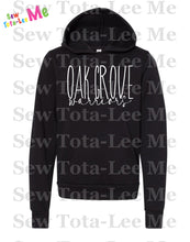 Load image into Gallery viewer, Youth Bella+Canvas Sponge Fleece Hoodie Script