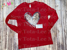 Load image into Gallery viewer, Red Leopard Heart