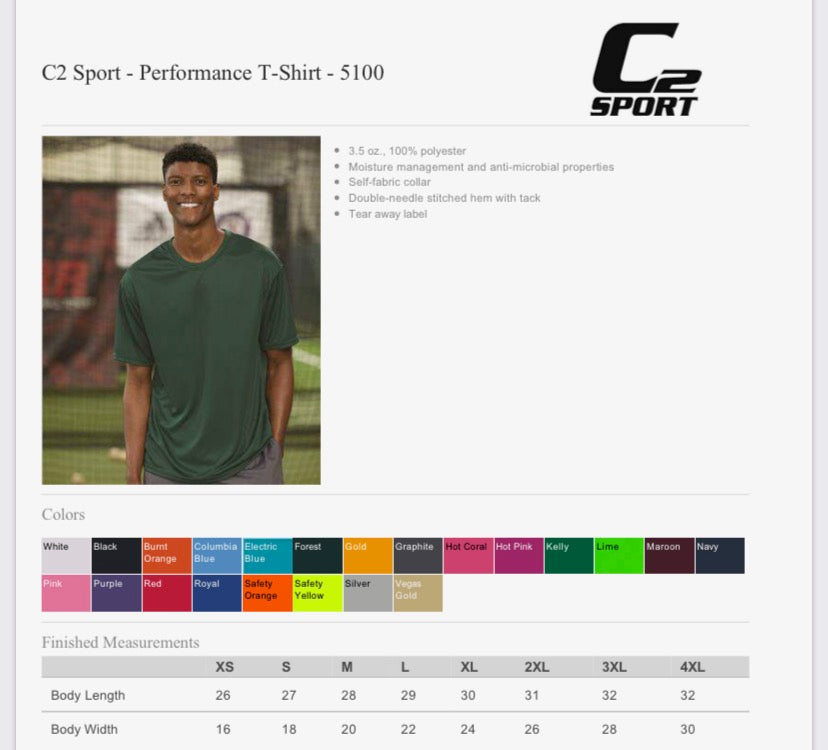 C2 Sport 5100 - T-shirt Performance