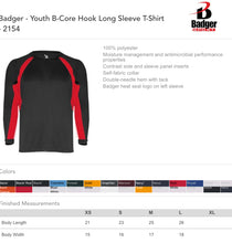 Load image into Gallery viewer, Badger Drifit Long Sleeve Spirit Shirt Bundle