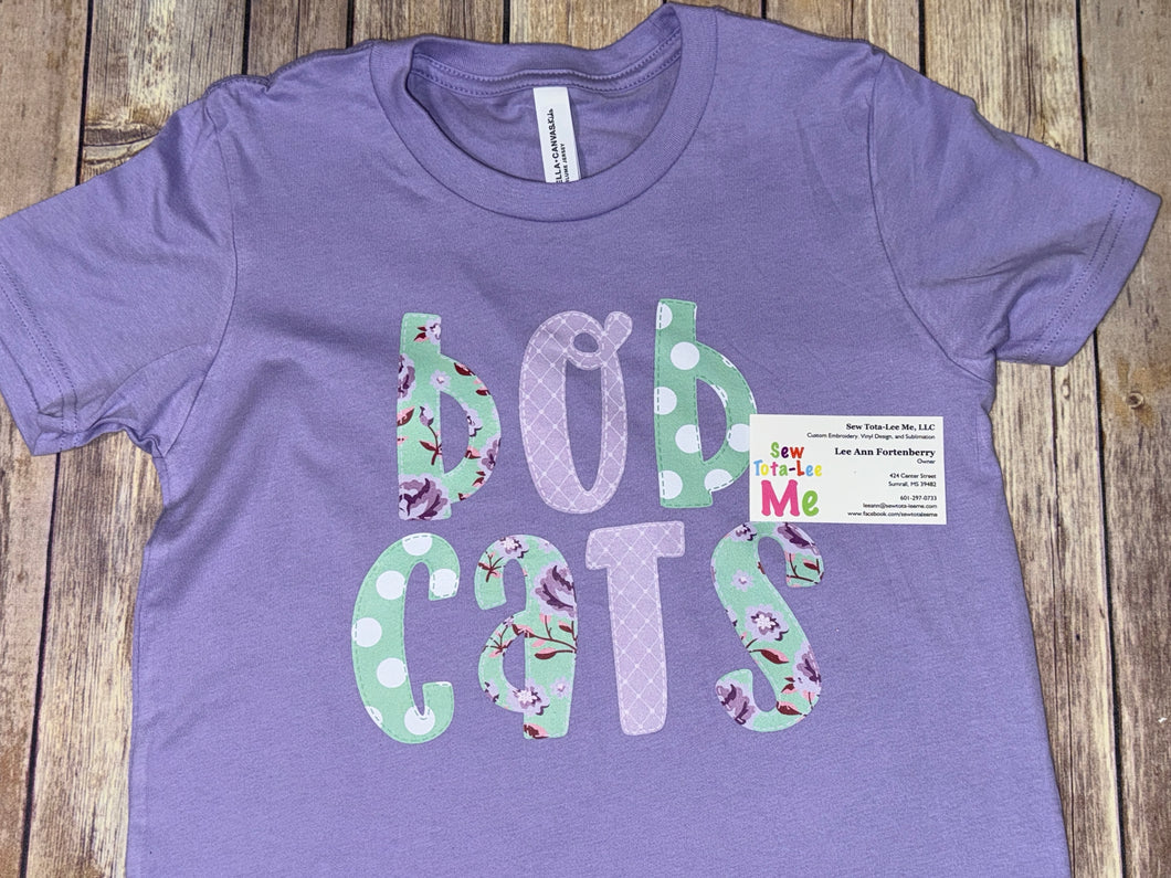 Floral Bobcats Lavender