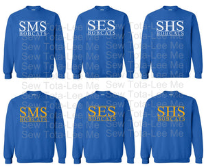 Adult - SHS SMS SES Bobcats - Customize it!!