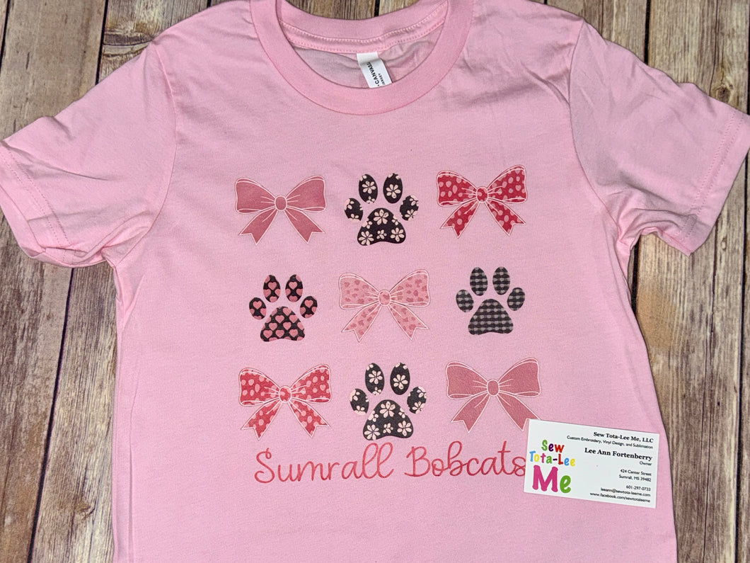 Paws & Bows Sumrall Bobcats T