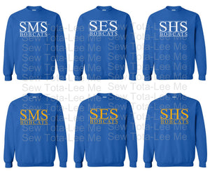 Youth - SHS SMS SES Bobcats - Customize it!!