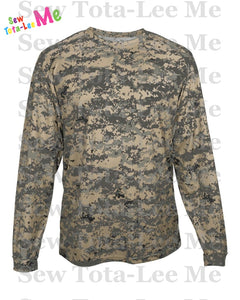 Badger Long Sleeve Digital Camo