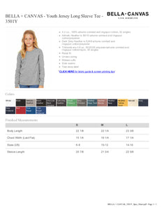 Bella+Canvas 5 Long Sleeve Tshirt Bundle