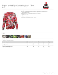 Badger 5 Long Sleeve Drifit Spirit Shirts