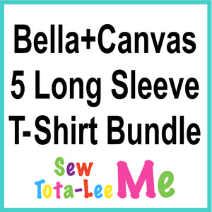 Bella+Canvas 5 Long Sleeve Tshirt Bundle