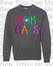 Load image into Gallery viewer, Gildan Sweatshirt Bobcats Funky Letters Youth
