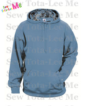 Load image into Gallery viewer, Columbia Blue Badger - Digital Camo Colorblock Performance Fleece Hooded Sweatshirt
