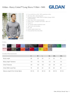 Gildan 5 Long Sleeve T-Shirt Bundle