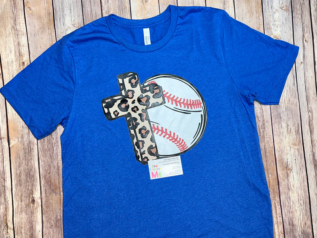 Baseball Leopard Cross