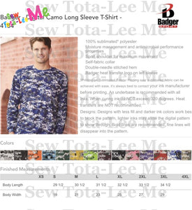 Badger Long Sleeve Digital Camo