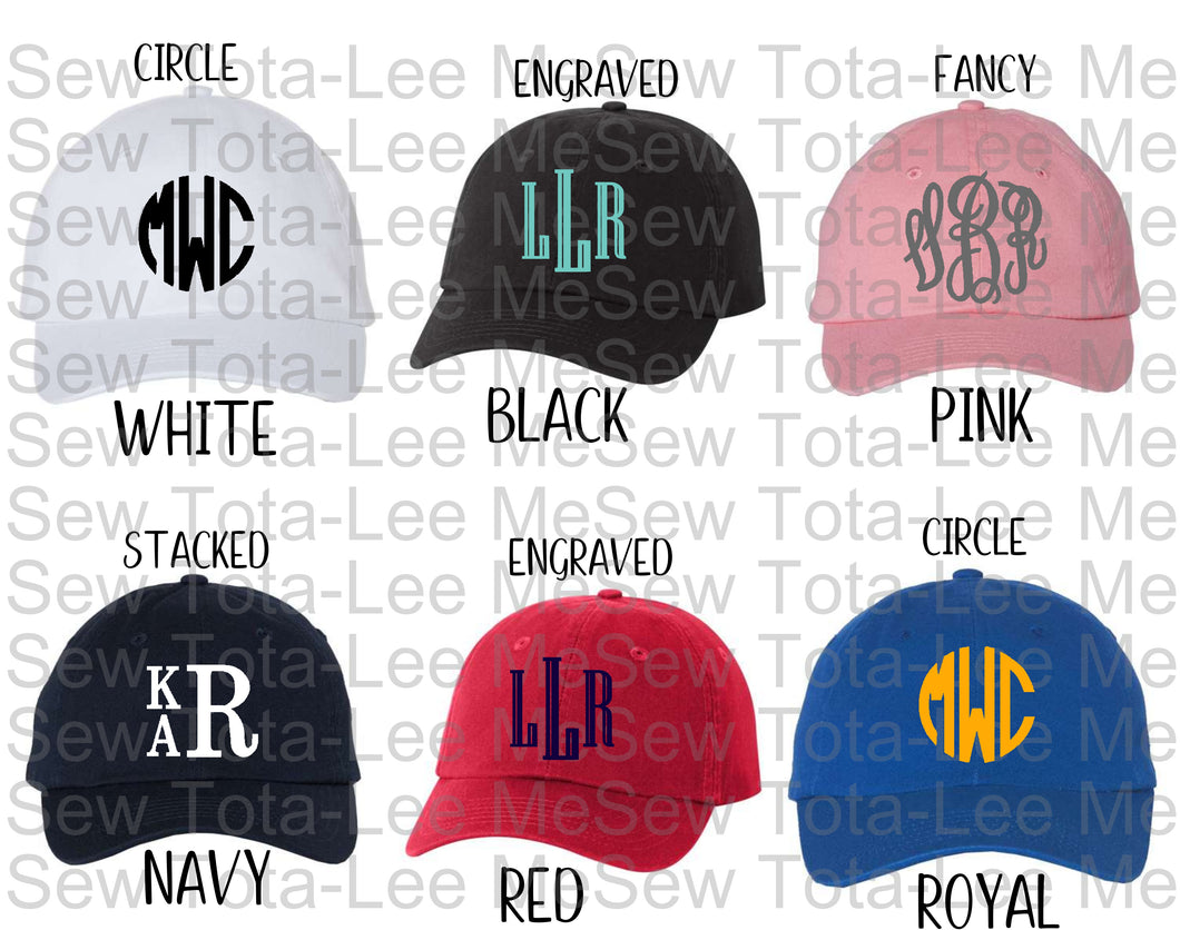 Youth Monogrammed Cap