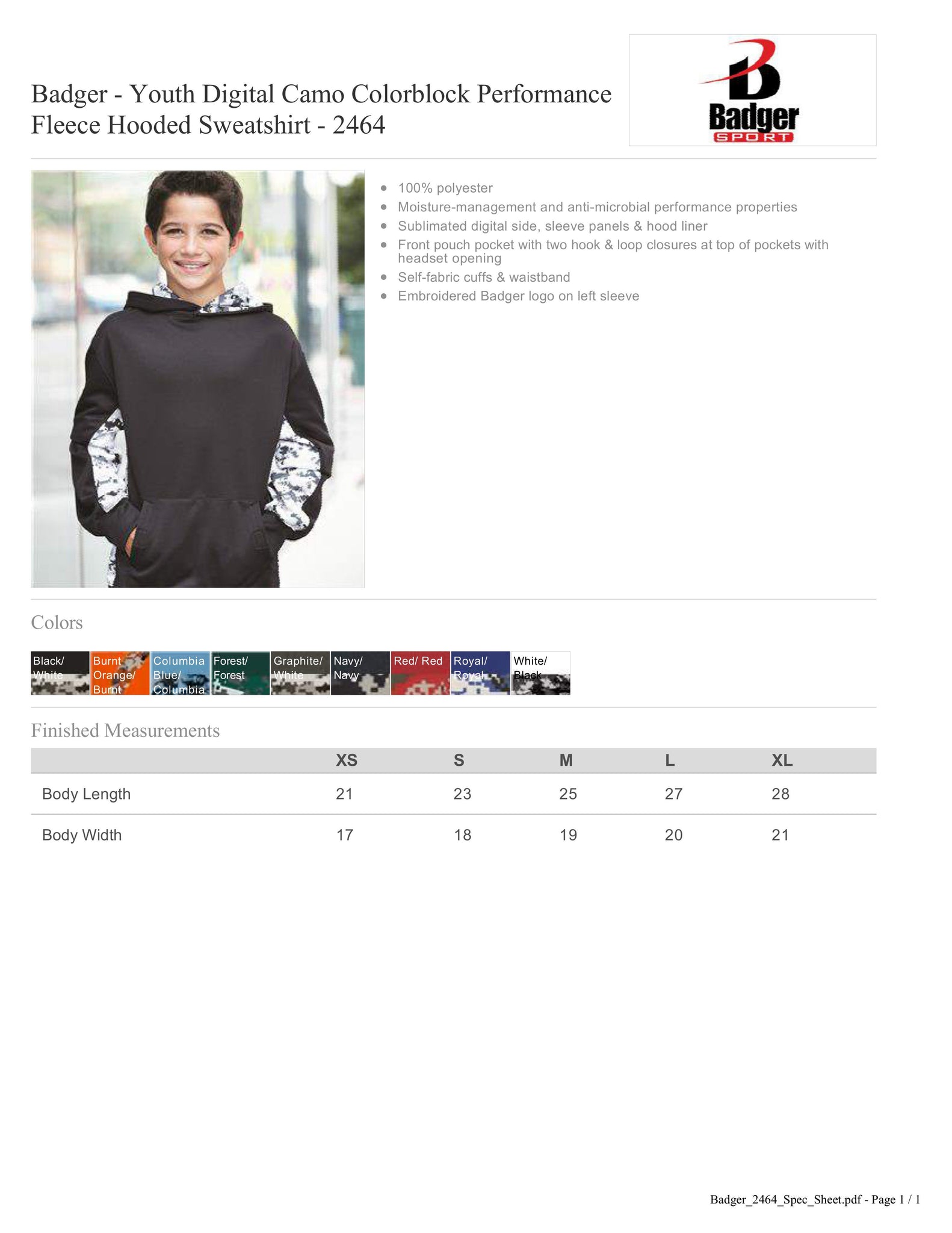Badger digital camo hoodie deals