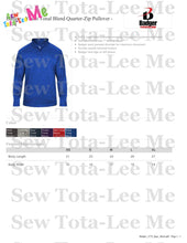 Load image into Gallery viewer, Badger - Youth Tonal Blend Quarter-Zip Pullover
