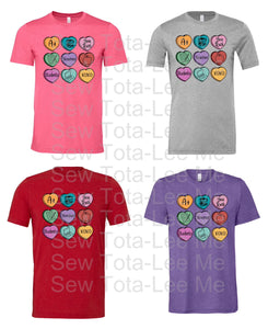 Teacher Heart Bella+Canvas Short Sleeve Tshirt