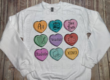 Load image into Gallery viewer, Teacher Heart Sweatshirt
