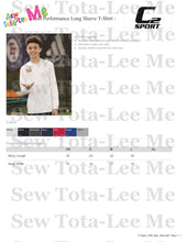 Load image into Gallery viewer, Youth C2 Sport - Performance Long Sleeve T-Shirt
